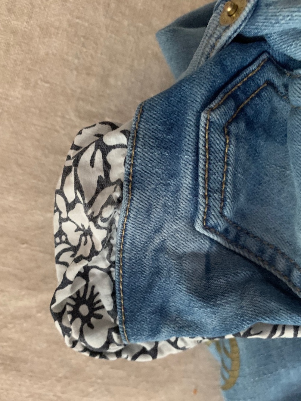 Tommy Bahama Size 27 Tropical Floral Print Skinny Jeans Light Wash Stretch - Picture 9 of 16